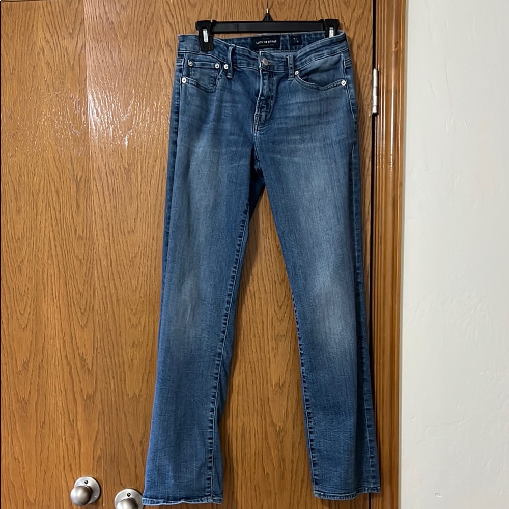 Lucky Brand Women's Straight Leg Blue Jeans 8 / 29